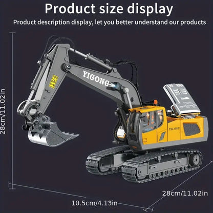 DiggerMaster™ – Realistic RC Excavator with 11 Functions – Remote Control Construction Vehicle 6