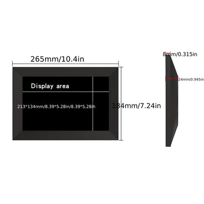 Wireless Smart Frame HD Touch Screen Digital Picture Display