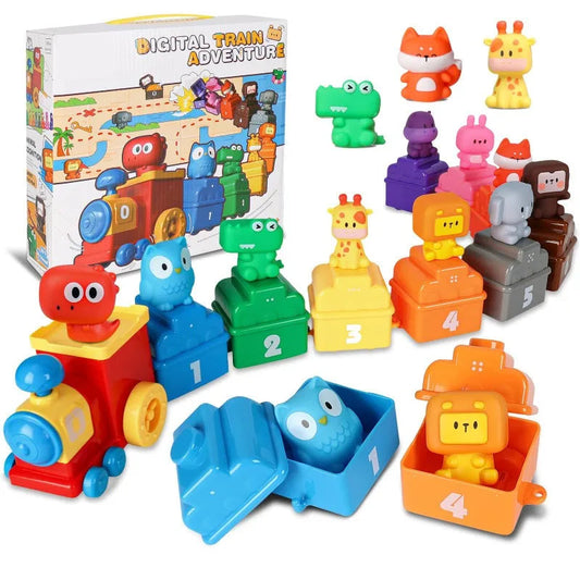 Learning Train Set - Interactive Kids Toy with Colors - Lusomart