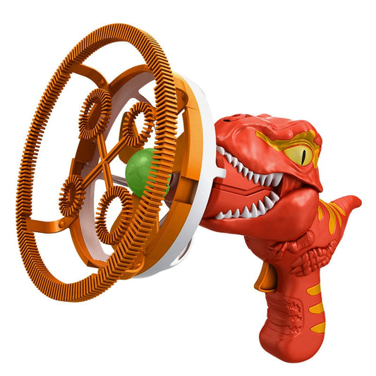 Kid's Fun Bubble Blaster Dinosaur Toy - Lusomart