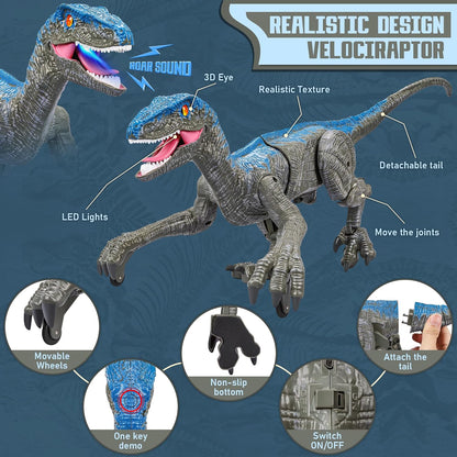 DinoRaptor | Engaging Remote-Controlled Realistic Dinosaur Toy 2
