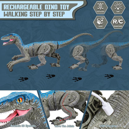 DinoRaptor | Engaging Remote-Controlled Realistic Dinosaur Toy 4