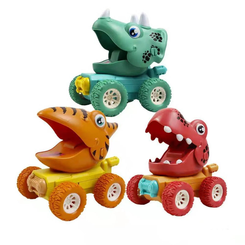 Big Wheel Monster Truck with Cool Dino Style - Lusomart