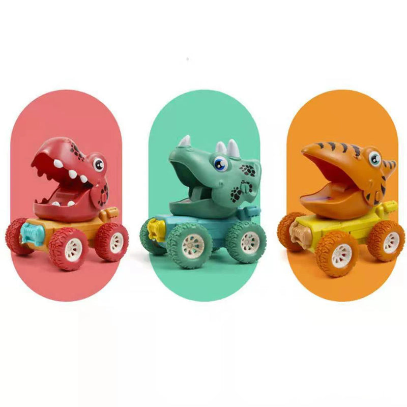 DinoTorque – Monster truck toy with dinosaur head and big wheels 1