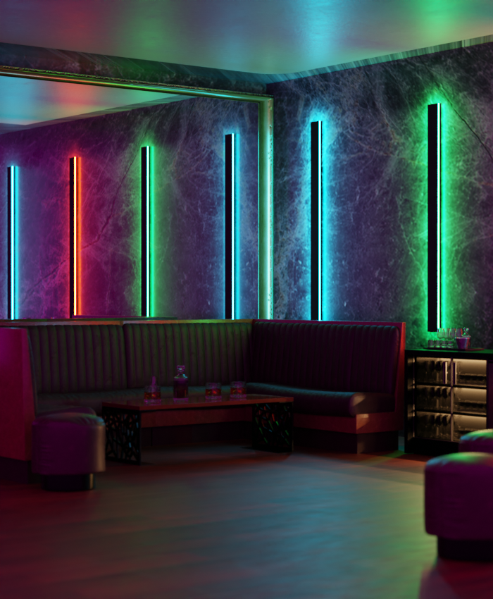 Colorful LED Outdoor Indoor Wall Lamp