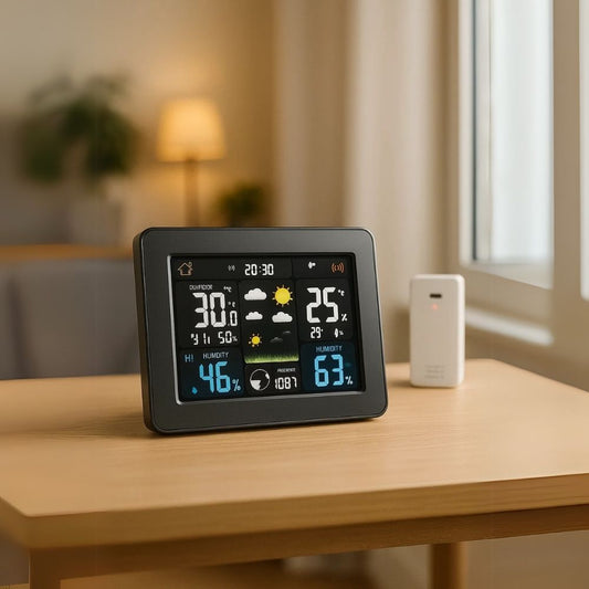 Accurate Digital Weather Station with Temp and Humidity - Lusomart