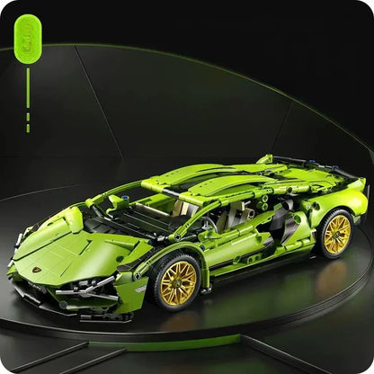 Large 1280-Piece Remote Control Car Building Kit - Lusomart