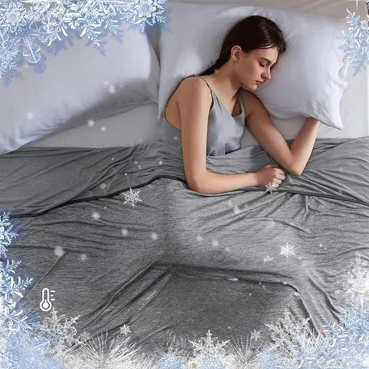 Breathable Cooling Throw Blanket For Warm Nights - Lusomart