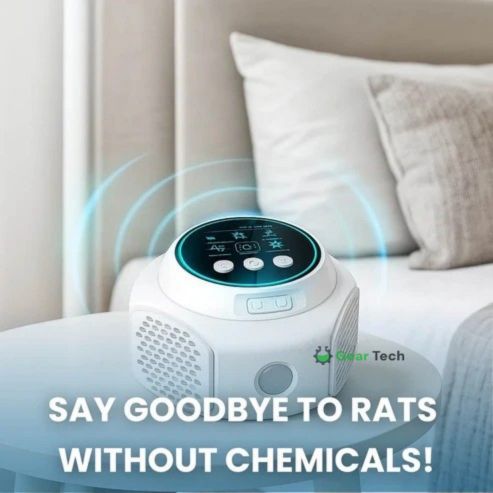 Effective Indoor Outdoor Ultrasonic Rodent Repellent Device
