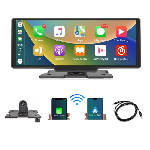 Compact 10.26 Wireless Car Play Touchscreen Display - Lusomart