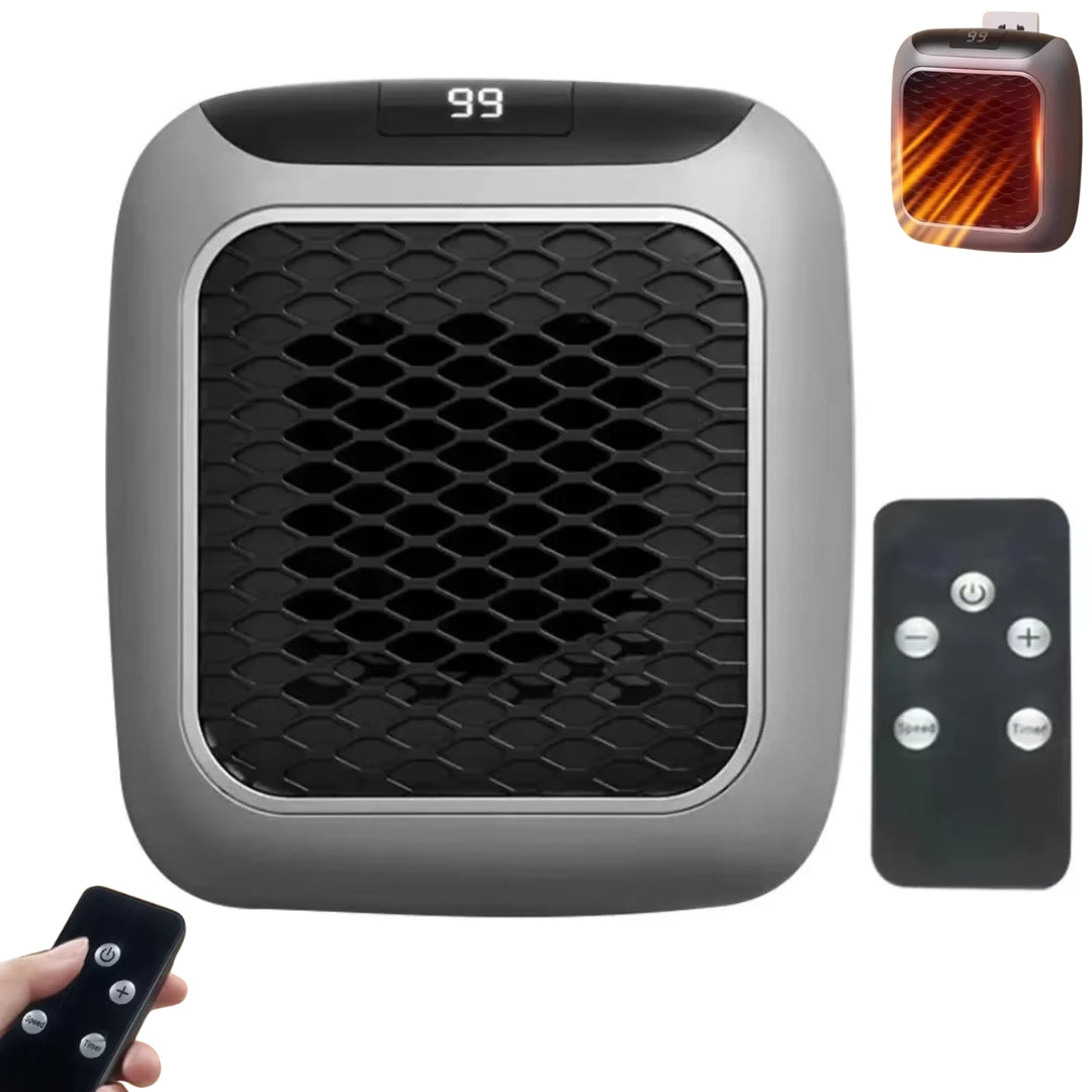 Compact 800W Personal Space Ceramic Home Heater - Lusomart