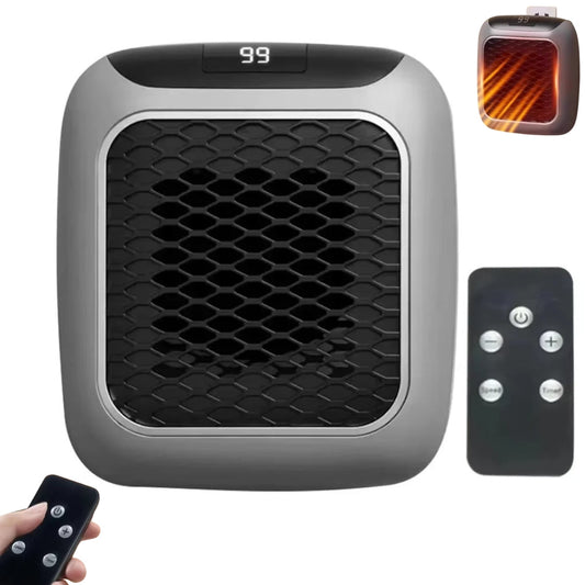 Compact 800W Personal Space Ceramic Home Heater - Lusomart