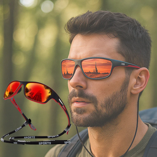 Men's Sport Wraparound Polarized Sunglasses - Lusomart