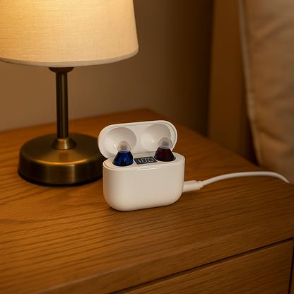 Discreet Rechargeable Mini Hearing Aid For Clear Sound