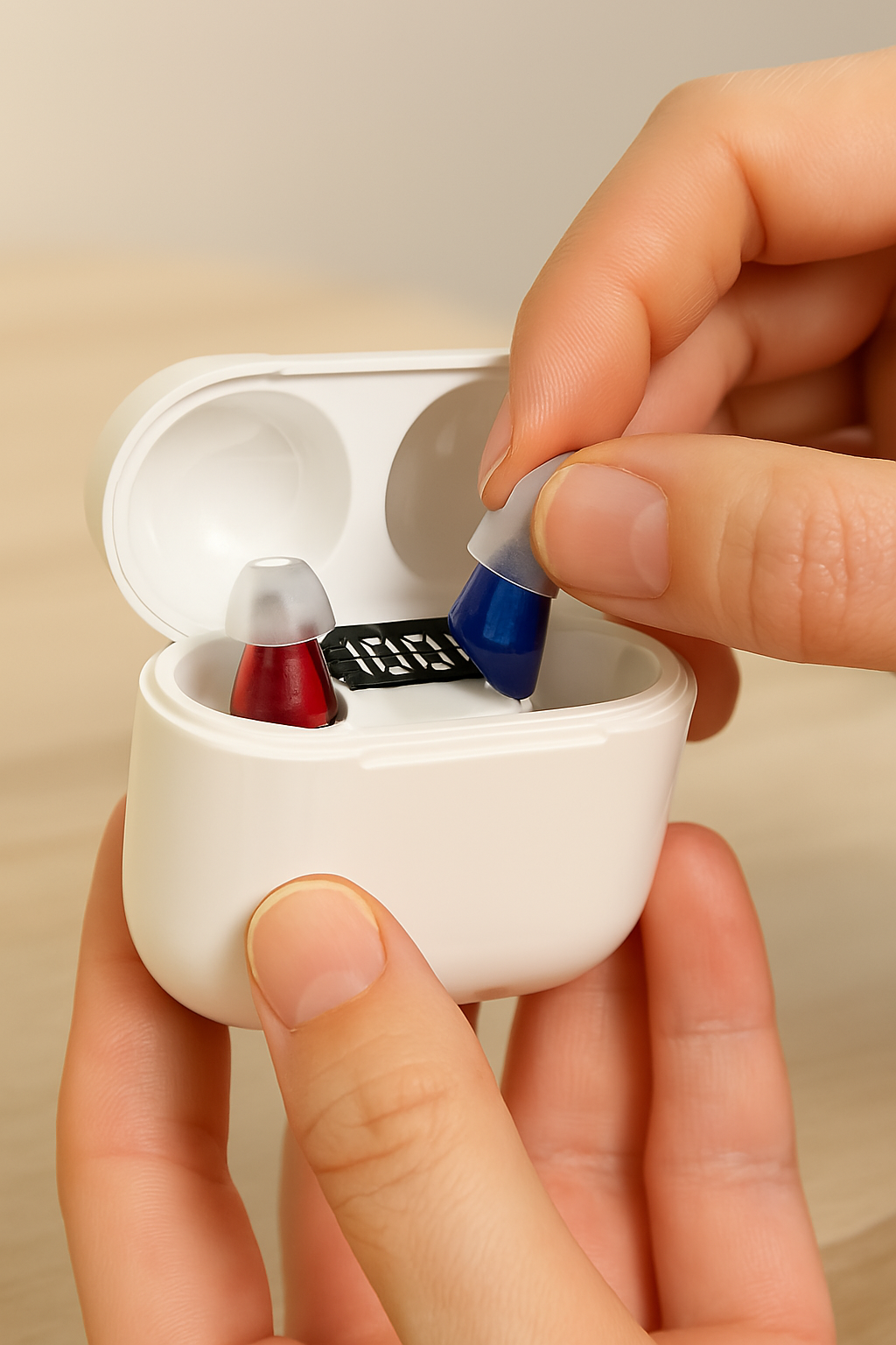 Discreet Rechargeable Mini Hearing Aid For Clear Sound