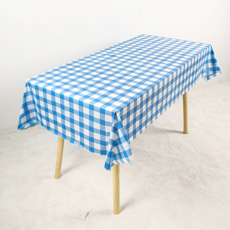 Waterproof Plastic Table Covers Easy Clean Disposable Set