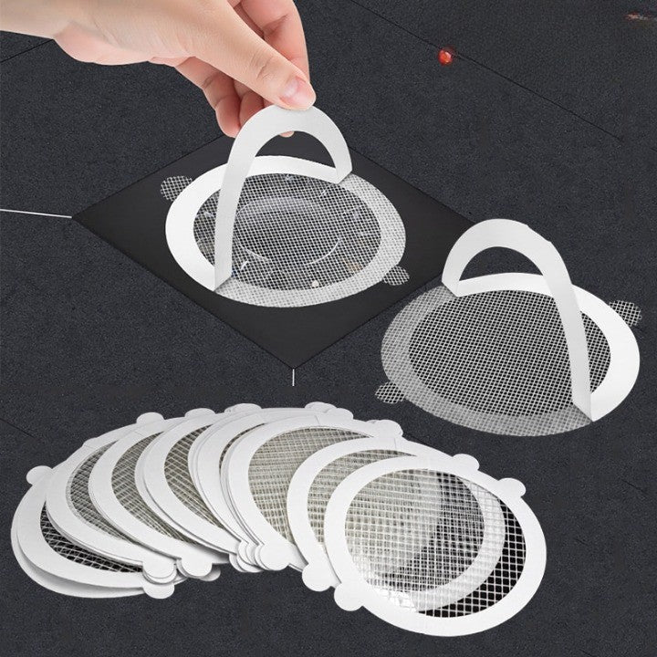 Disposable Hair Strainer Shower Filter with Strong Adhesive – Effortless Drain Maintenance for Clog Prevention 4