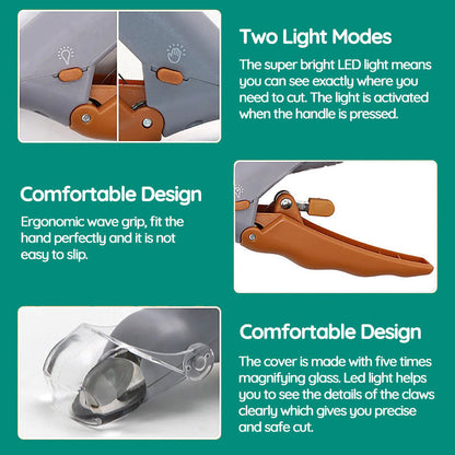 Easy Clip Pet Nail Trimmers with Quick Sensors