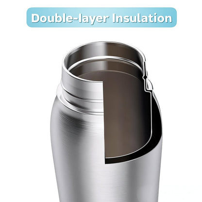 Portable Pet Water Bottle Stainless Steel Dog Cup