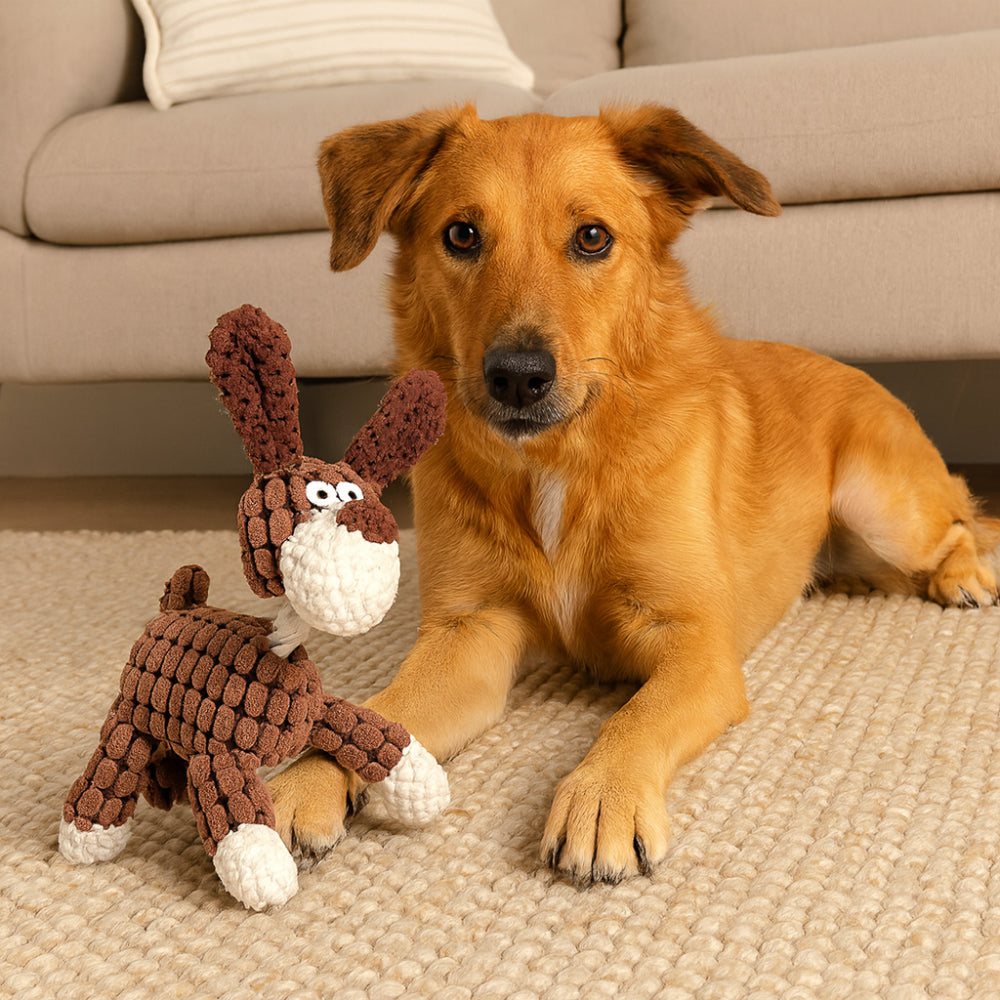 Fun Pet Rope Chew Squeaky Toy