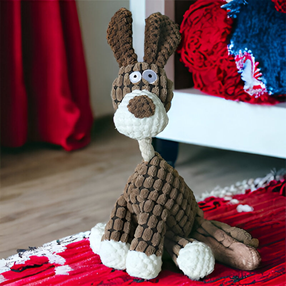 Fun Pet Rope Chew Squeaky Toy
