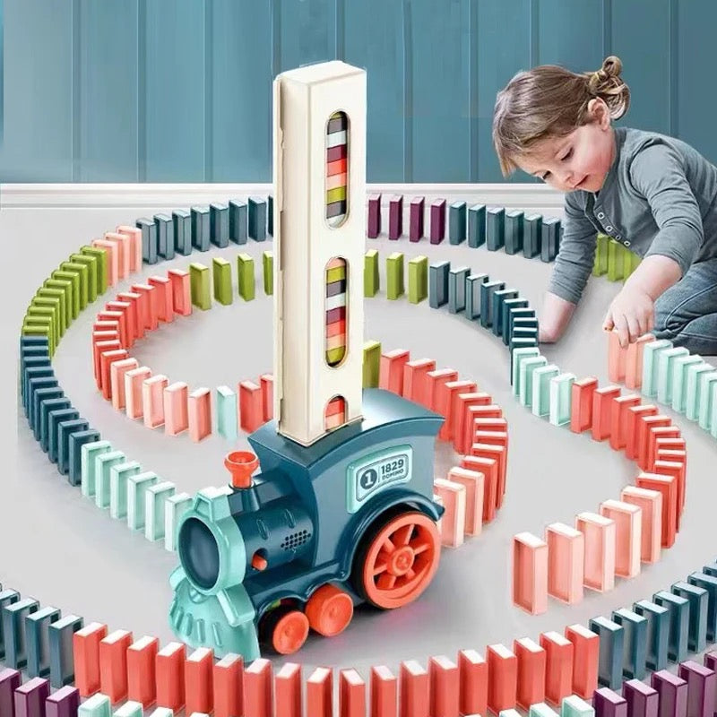 Colorful Domino Building Toy Set for Kids - Lusomart