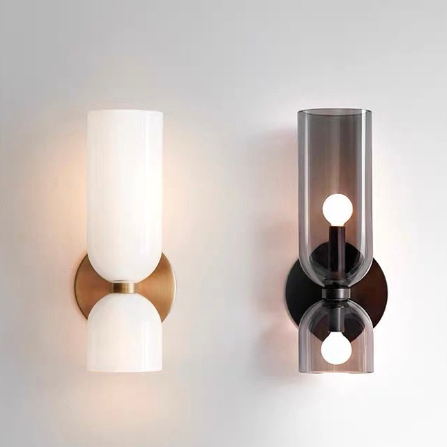 Double Head Glass Wall Lamp LED Sconce for Bedroom 8