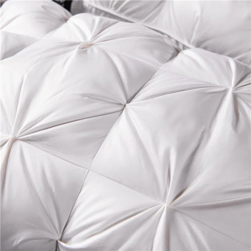 Soft Goose Down Pillow with Contoured Neck Support