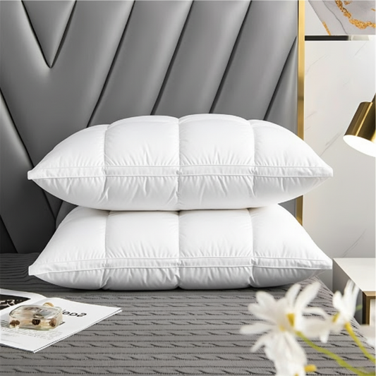 Plush Comfort Down Pillow for Better Sleep - Lusomart