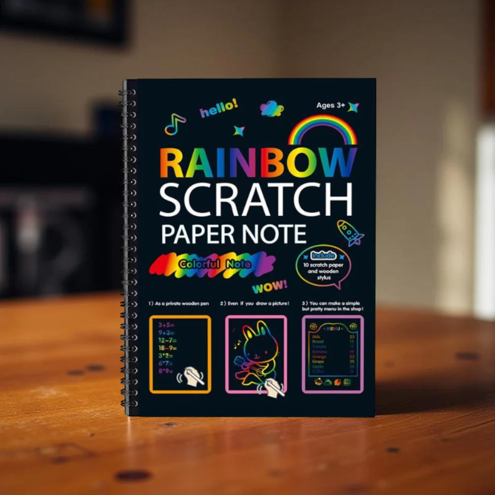 Colorful Art Paper Scratch Off Craft Kit