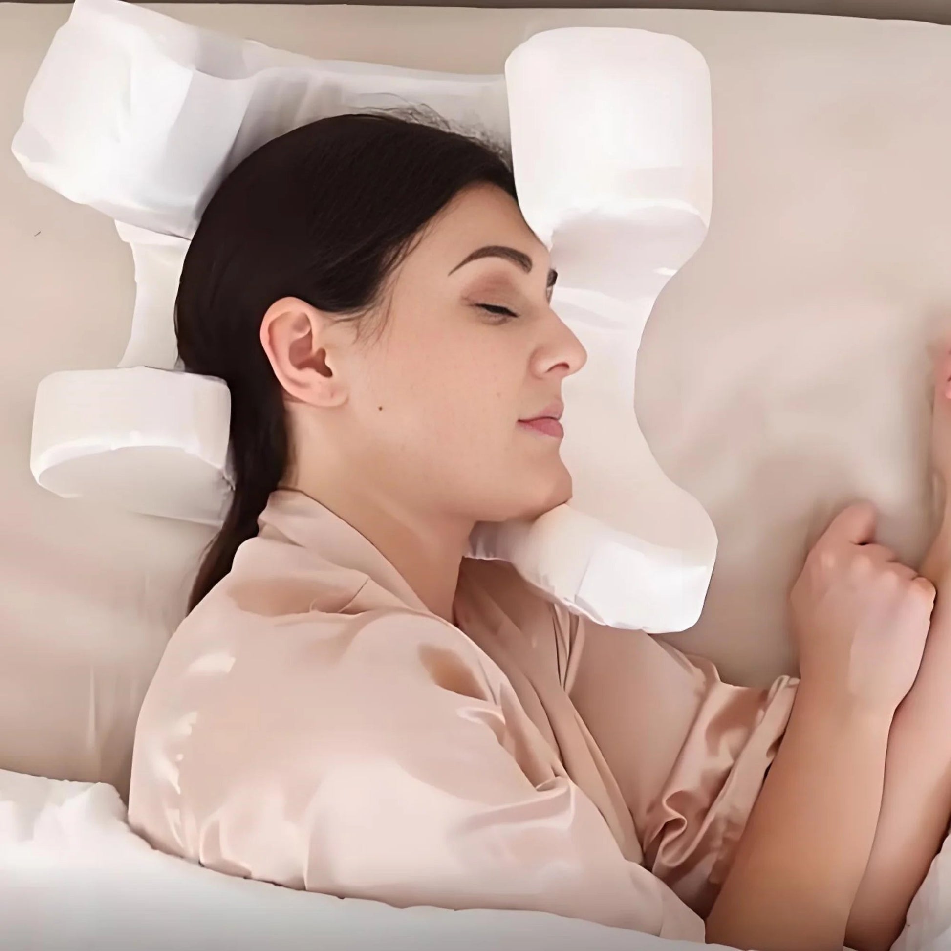 DreamAlign – Ergonomic Memory Foam Pillow for Side Sleepers 6