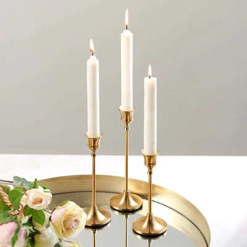 Luxury Metal Candle Holders for Sophisticated Home Decor - Lusomart
