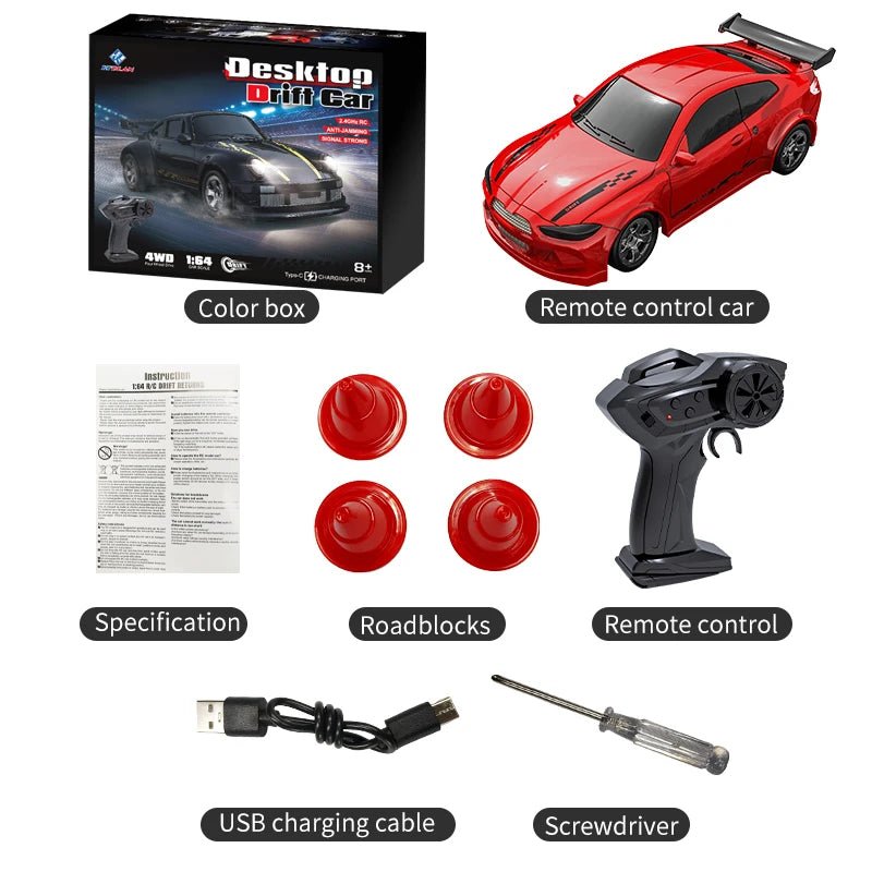DriftMaster | Compact Agile RC Drift Car for Exciting Miniature Racing 12