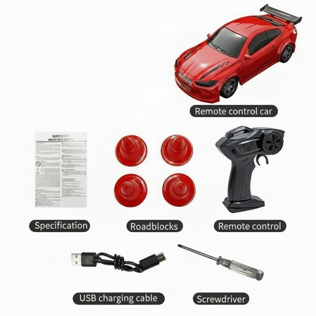 DriftMaster | Compact Agile RC Drift Car for Exciting Miniature Racing 9