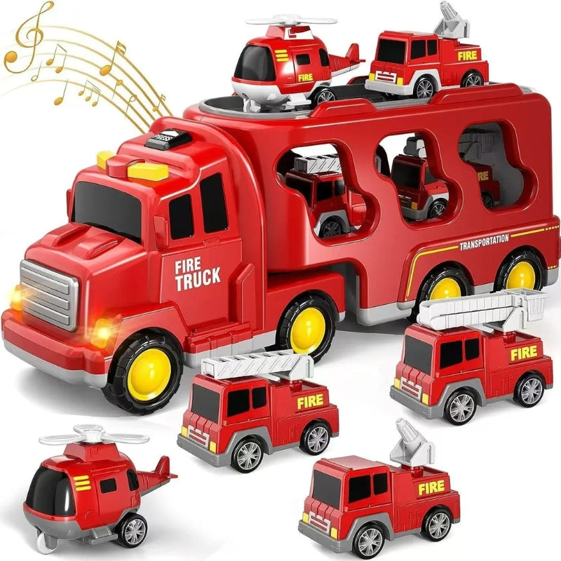 Fun Kids Traffic Play Set with Cars and Sounds - Lusomart