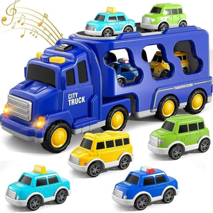 DriveScape – classic car playset with city vehicles and sound functions 1