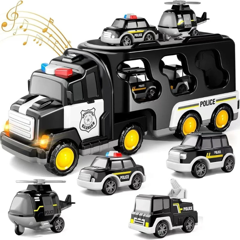 DriveScape – classic car playset with city vehicles and sound functions 2
