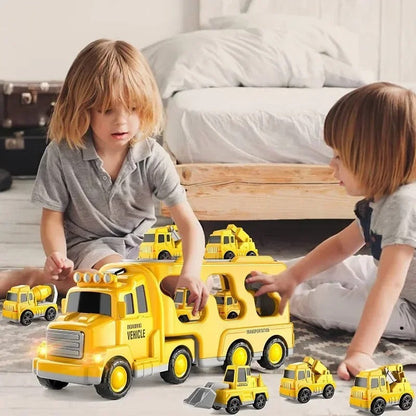 DriveScape – classic car playset with city vehicles and sound functions 5