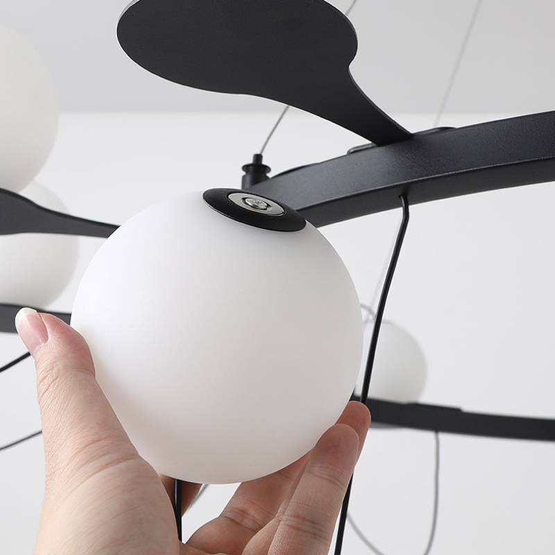 Modern Globe Pendant LED Ceiling Light Fixture