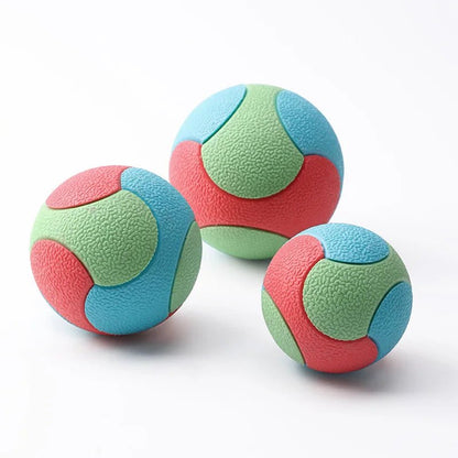 Durable Bite Resistant Dog Ball for Training and Teeth Cleaning – Colorful Rubber Toy 2