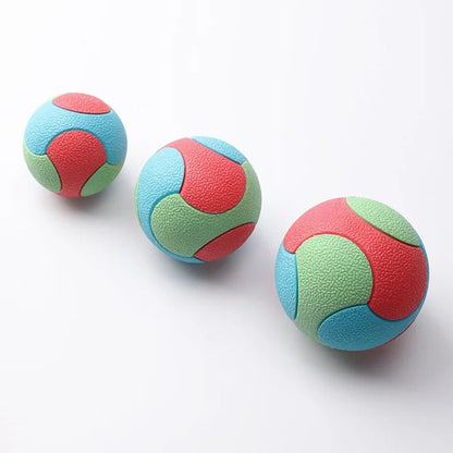 Durable Bite Resistant Dog Ball for Training and Teeth Cleaning – Colorful Rubber Toy 4