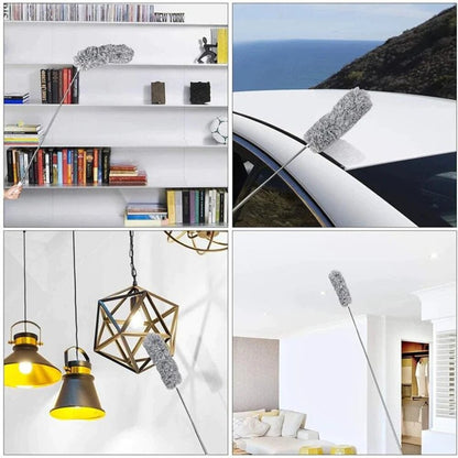 DustGlide | Versatile Adjustable Extendable Feather Duster for Easy Cleaning 2