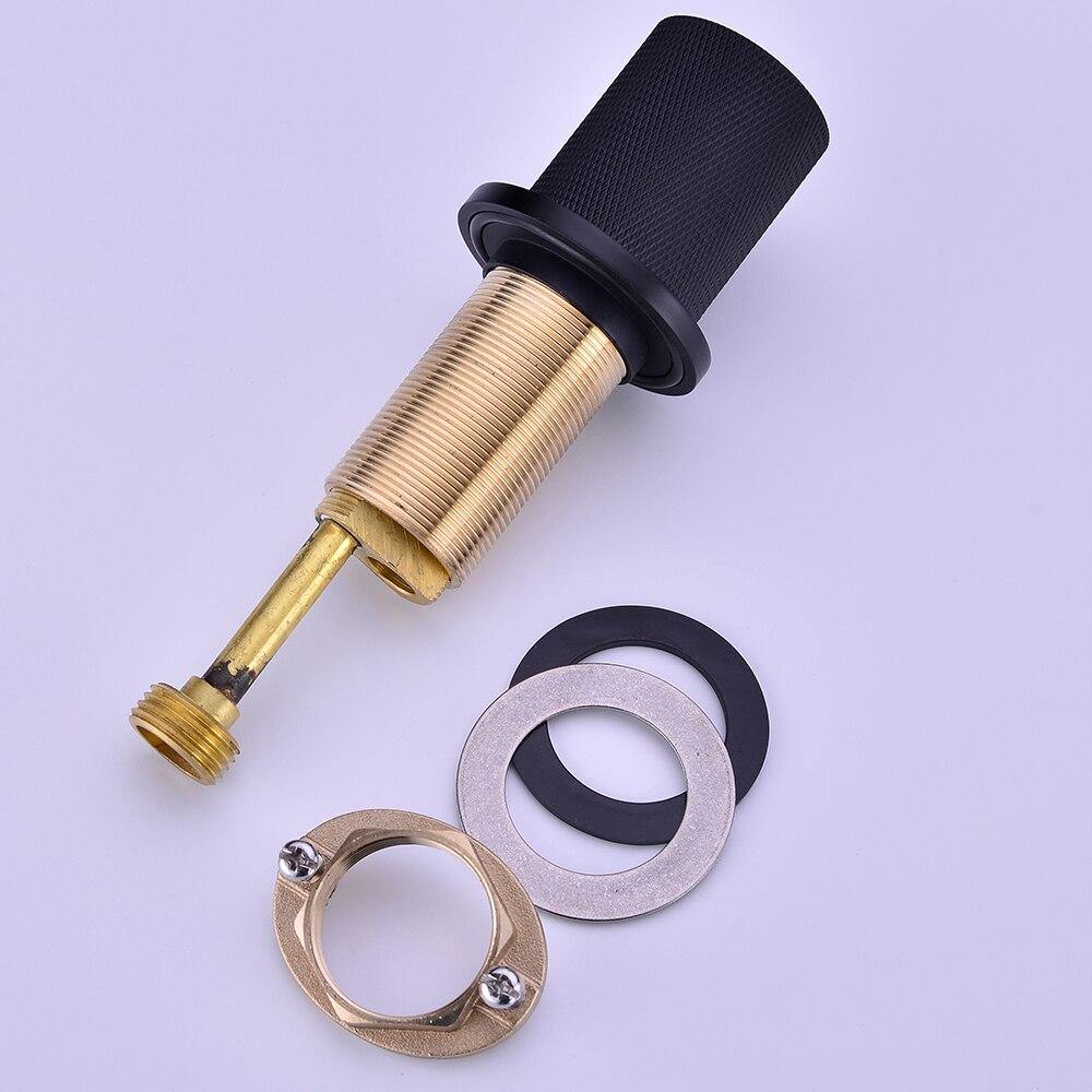 Dual Handle Bathroom Sink Faucet With Mesh Filter Spout