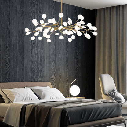 Golden Leaf Hanging Light - Lusomart