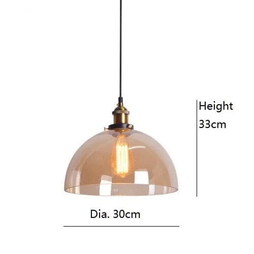 Stylish Hanging Glass Light Fixtures