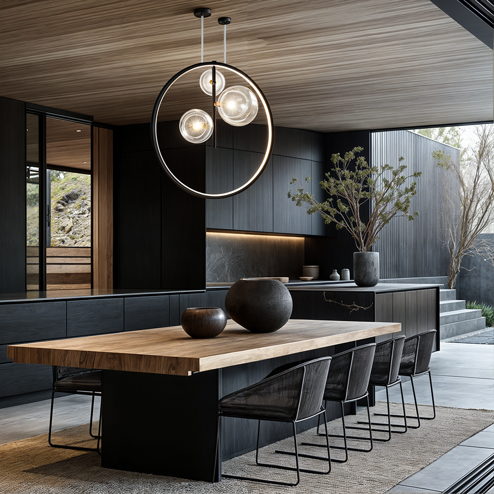 Clear Glass Hanging Pendant Light - Lusomart