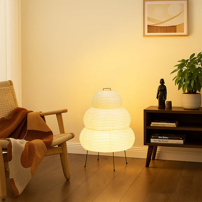 Soft Glow Paper Table Lamp