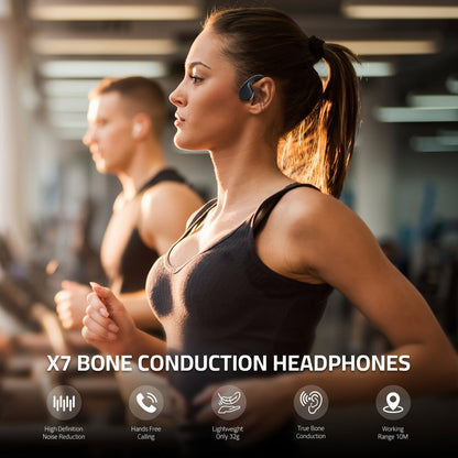 Sweatproof Open Ear Sports Headphones Wireless USB Charging