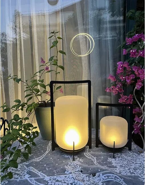 Outdoor Patio Lights Waterproof Steel And Glass