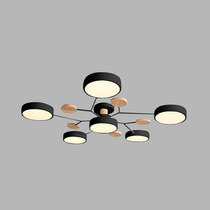 Circular Metal LED Pendant Light For Home